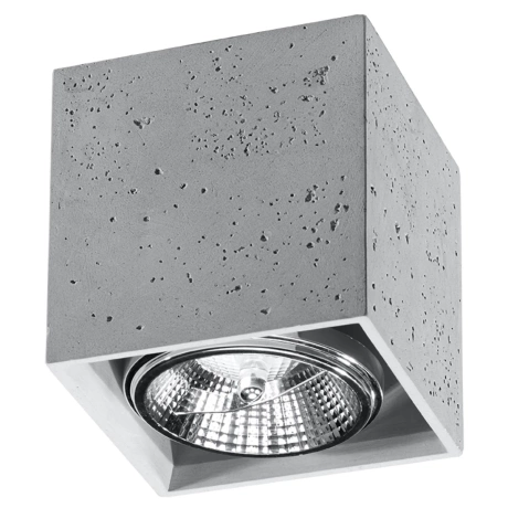 Ceiling lamp VALDE concrete