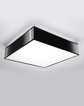 Ceiling lamp HORUS 45 BLACK + 3x LED Bulb E27 4000K Cool White 7.5W 650lm