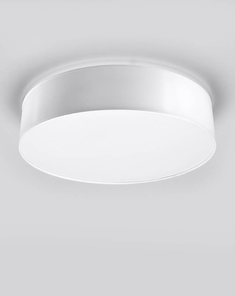 Ceiling lamp ARENA 25 GREY + 1x LED Bulb E27 3000K Warm White 7.5W 620lm