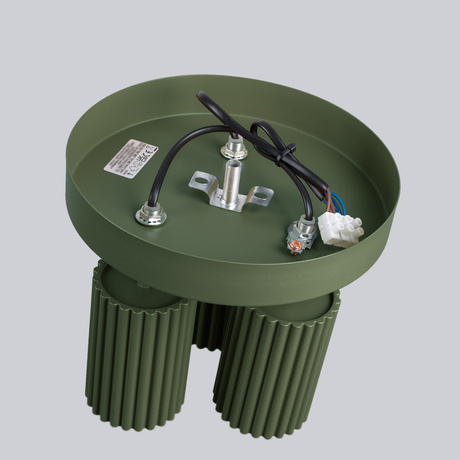 Ceiling lamp KARBON 3P olive green