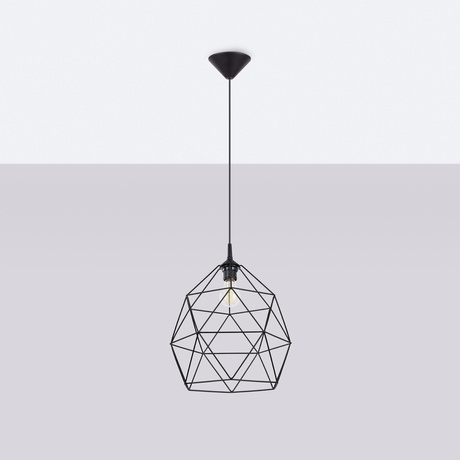 Pendant lamp TRIOM 30 black