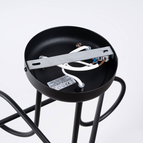 Chandelier SUPEŁ 3 black = 3X LED Bulb E27 3000K 7W 760lm