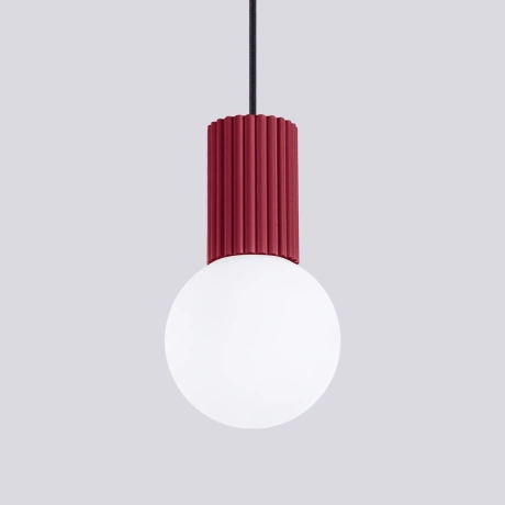 Pendant lamp HALO 1 burgundy
