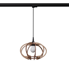 Pendant lamp MANDELINO natural wood E27 3000K 7,5W 620lm #B
