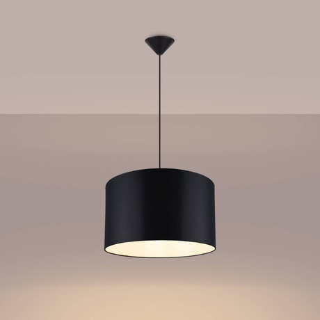 Pendant lamp NOVA 40 black + 1x LED Bulb E27 3000K Warm 7.5W 620lm