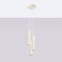 Pendant lamp KARBON 3P beige