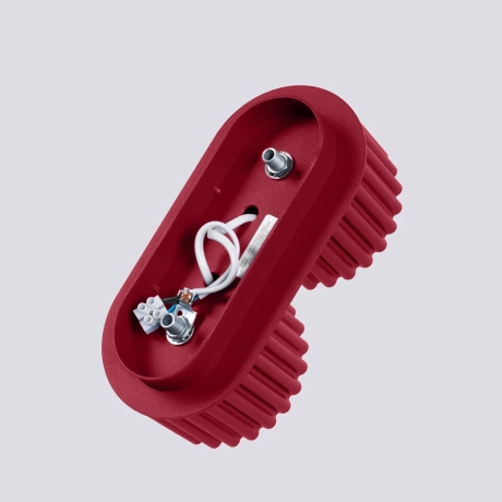 Ceiling lamp AURA 2 burgundy Gx53