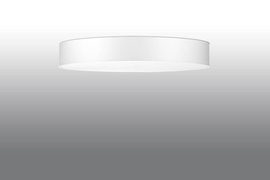 Ceiling lamp SKALA 90 white + 6x LED Bulb E27 4000K Cool White 7.5W 650lm