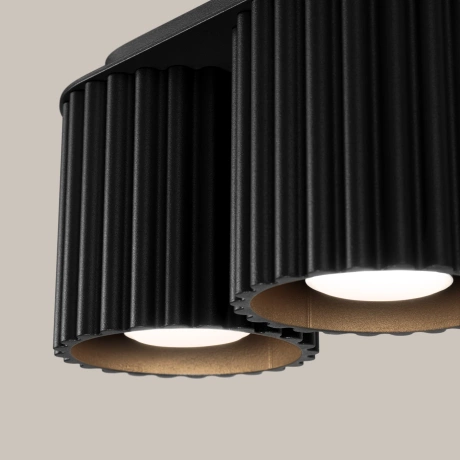 Ceiling lamp AURA 2 black GU10