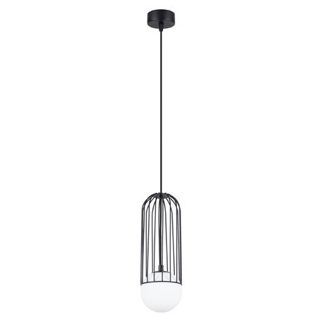 Pendant light BRINA 1 black + 1x LED Bulb G9 4000K Cool White 4.5W 460lm
