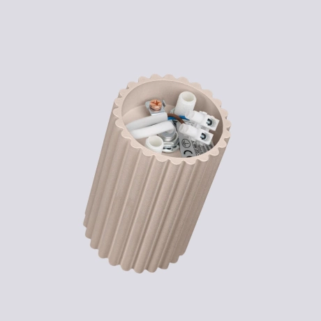 Ceiling lamp KARBON 10 taupe