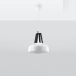 Pendant lamp CASCO white/black