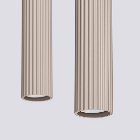 Pendant lamp KARBON 2 taupe