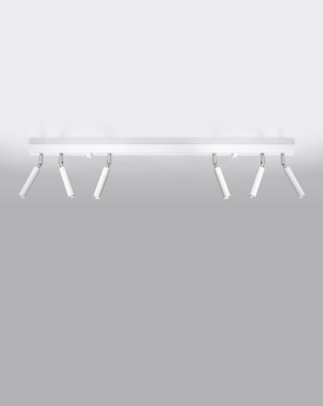 Ceiling lamp EYETECH 6 white + 6x LED Bulb G9 3000K Warm 4.5W 510lm