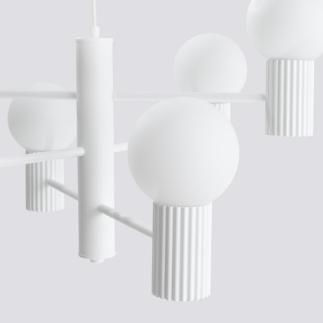 Chandelier HALO 6 white