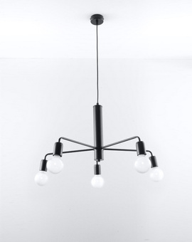 Chandelier DUOMO 5 + 5x LED Bulb E27 4000K Cool White 7.5W 650lm