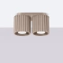 Ceiling lamp AURA 2 taupe GU10