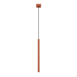 Pendant lamp PASTELO 1 red ochre