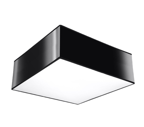 Ceiling lamp HORUS 25 BLACK + 1x LED Bulb E27 4000K Cold White 7.5W 650lm