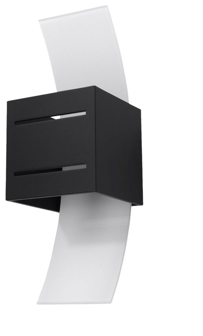 Wall lamp LORETO black + 1x LED Bulb G9 3000K Warm 4,5W 510lm