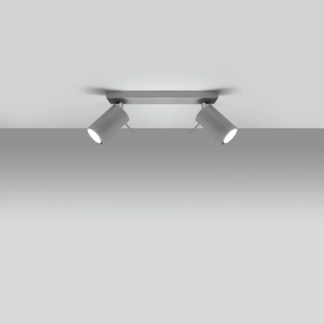 Ceiling lamp RING 2 grey