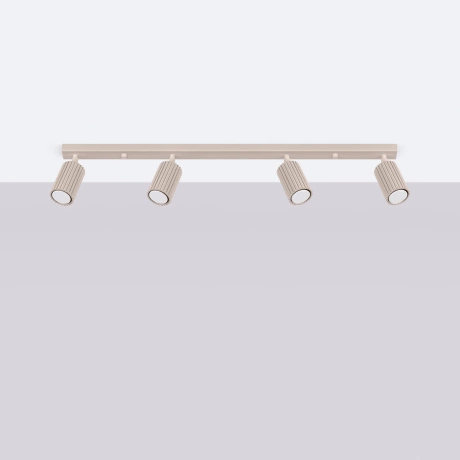 Ceiling lamp KARBON 3P taupe