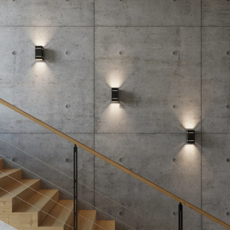 Wall lamp BLOCCO black