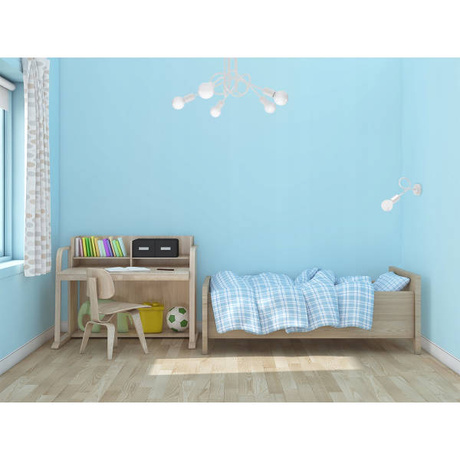 Wall lamp SUPEŁ white + 1X LED bulb E27 3000K 7W 760lm