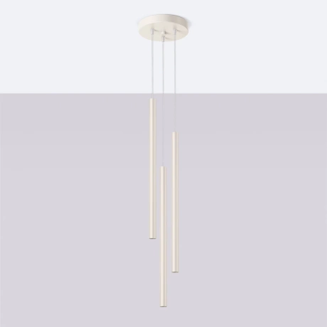 Pendant lamp PASTELO 3P beige
