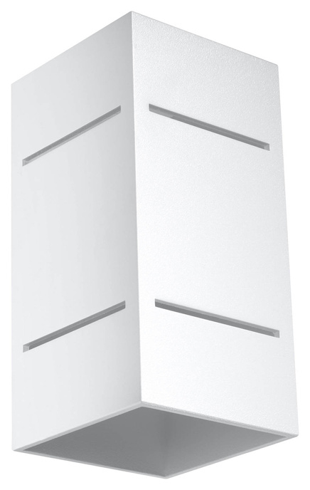 Wall lamp BLOCCO white + 1x LED bulb G9 4000K Cool White 4.5W 530lm