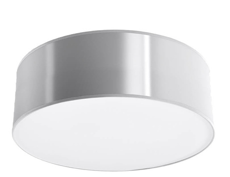 Ceiling lamp ARENA 25 GRAY + 1x LED Bulb E27 3000K Warm 7.5W 620lm.