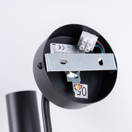 Wall lamp VECTOR black + 1X LED bulb E27 3000K 7W 760lm