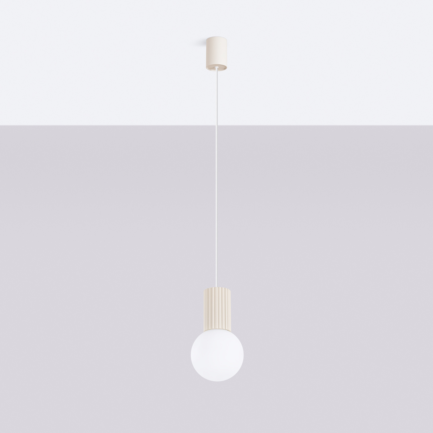 Pendant lamp HALO 1 beige