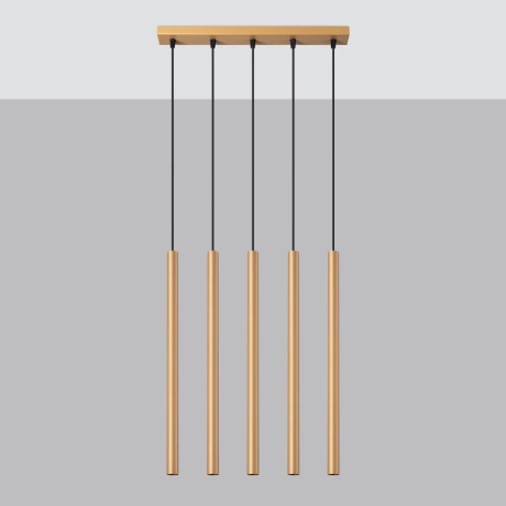 Pendant lamp PASTELO 5L gold