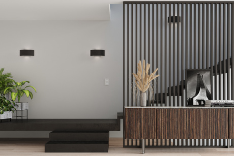 Wall lamp MAGNUS black + 2x LED Bulb G9 4000K Cool White 4.5W 530lm.