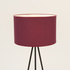 Floor lamp NEVIA burgundy