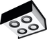 Plafond STEREO 4 white/black