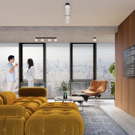 Ceiling lamp YOLI 4 black + 4x LED Bulb G9 3000K Warm 4.5W 450lm