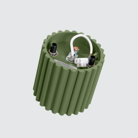 Ceiling lamp AURA 1 olive green GU10