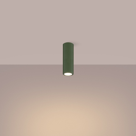 Ceiling lamp KARBON 20 olive green
