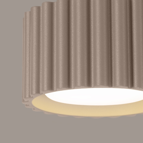 Ceiling lamp AURA 1 taupe Gx53