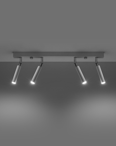 Ceiling lamp EYETECH 4 white + 4x LED Bulb G9 3000K Warm 4.5W 510lm