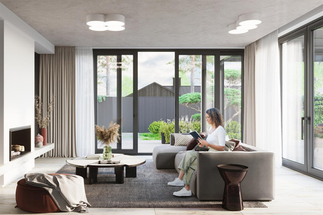 Ceiling lamp CIRCLE 3B white + 6x LED Bulb E27 4000K Cool White 7.5W 650lm