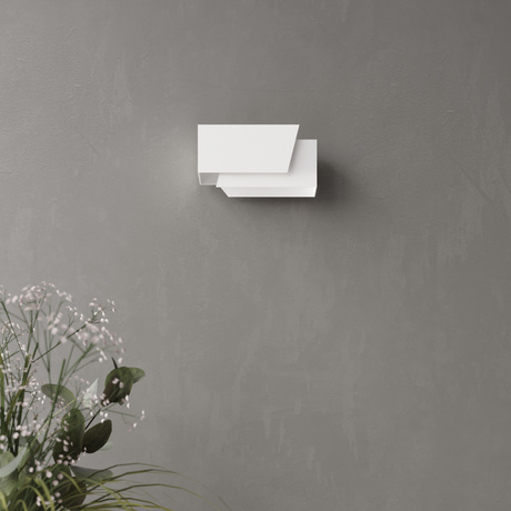 Wall lamp PIEGARE white + 1x LED Bulb G9 3000K Warm 4.5W 510lm