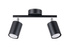 Ceiling lamp LEMMI 2 black + 2x LED Bulb GU-10 3000K Warm 7W 510lm
