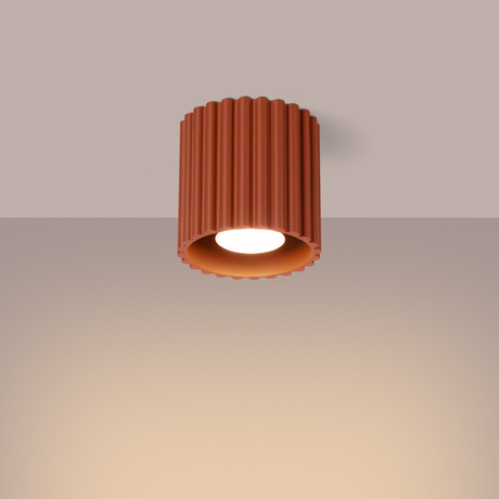 Ceiling lamp AURA 1 red ochra GU10