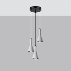 Pendant lamp REA 3P concrete