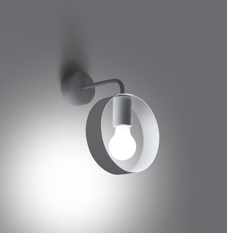 Wall lamp TITRAN 1 white + 1x LED bulb E27 3000K Warm 7.5W 620lm