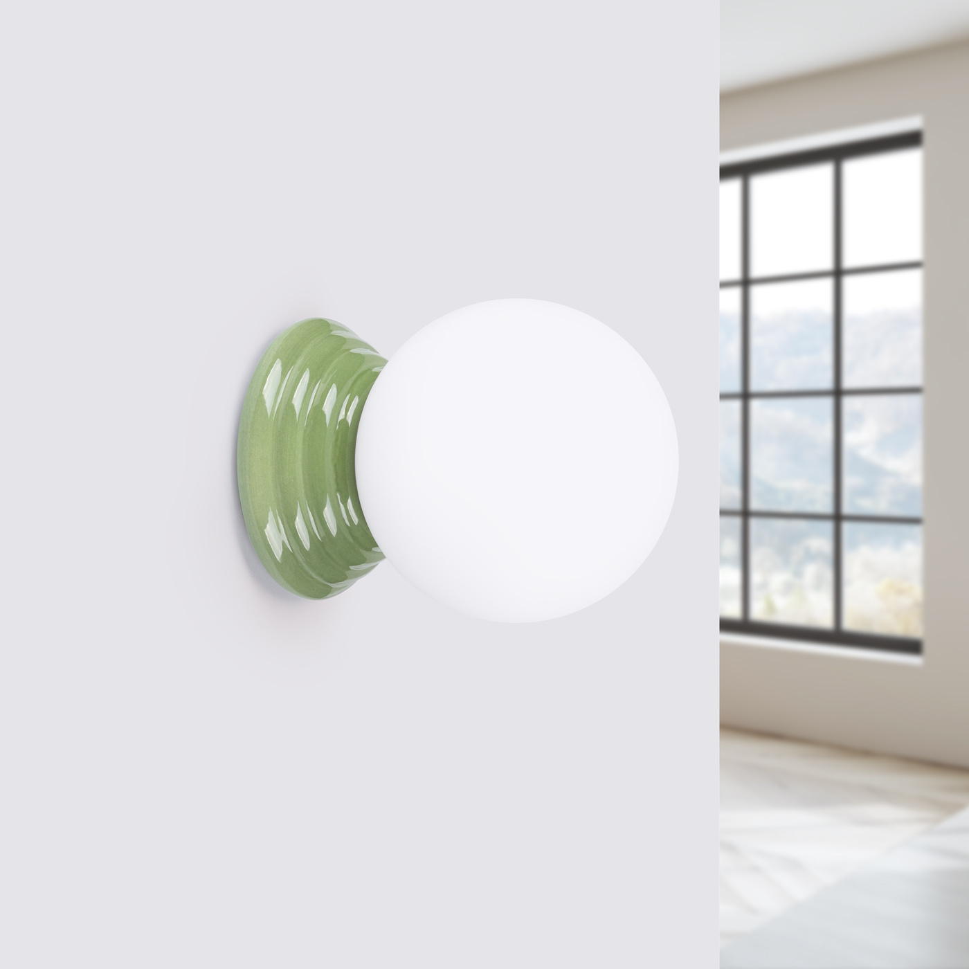 Wall lamp ZORI green IP44