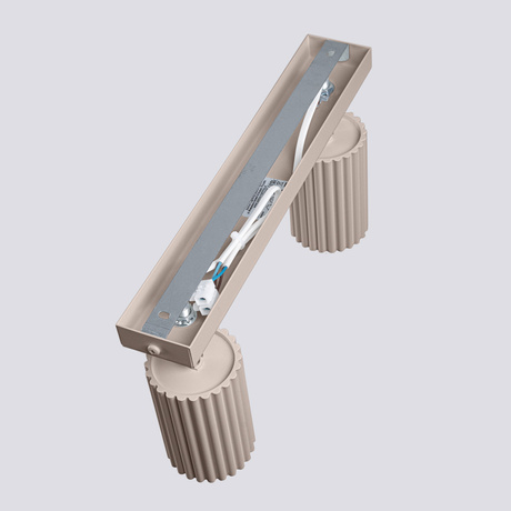 Wall lamp KARBON taupe